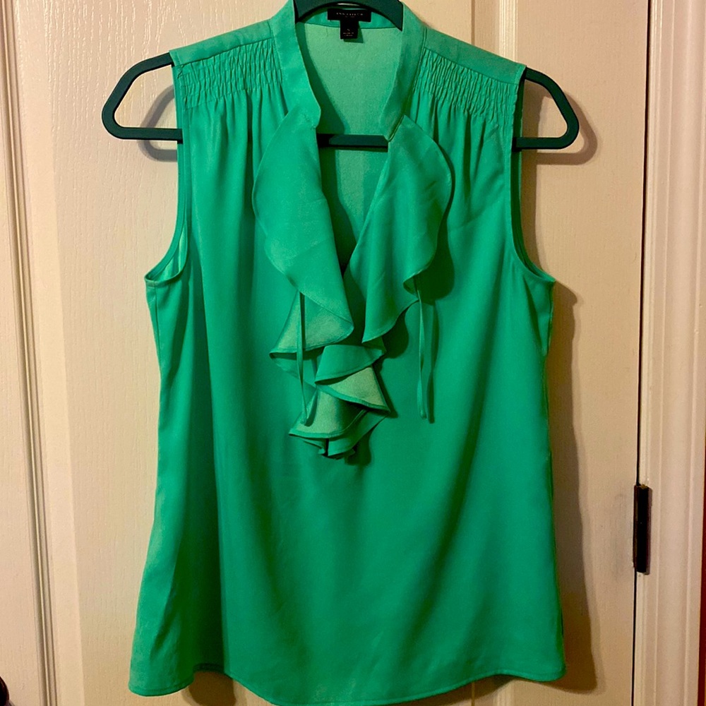 Green Ann Taylor Blouse